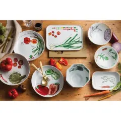 32oz Porcelain Farm To Table Pepper Serving Bowl - Rosanna