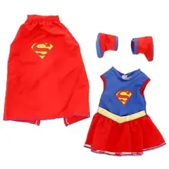 Dress Along Dolly Super Girl Outfit for American Girl Doll