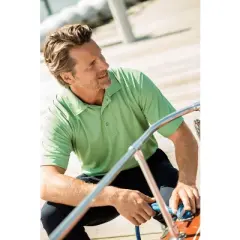 Cutter & Buck CB Drytec Genre Textured Solid Mens Polo Shirt