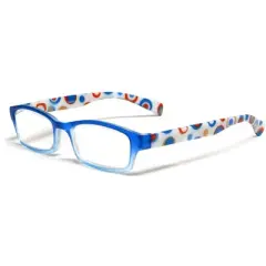 Calabria Hannah R766 Designer Acetate Reading Glasses in Multi-Color +3.00 140mm Frame/51mm Lens Width