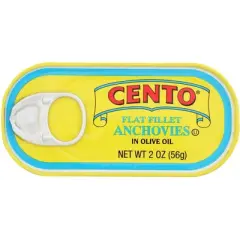 Cento Flat Fillet Anchovies in Oil - 25 pack, 2 oz