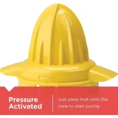 BLACK+DECKER 32oz Electric Citrus Juicer, CJ625, Pressure Activated, Adjustable Pulp Control, Dishwasher-Safe