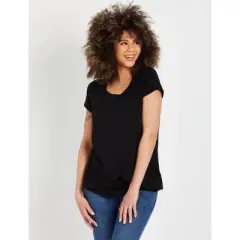 Pull Over Open Front Nursing Tee | Motherhood Maternity