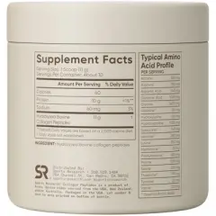 Sports Research Collagen Peptides,  Unflavored, 3.9 oz (110.6 g)