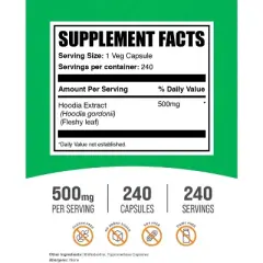 BulkSupplements Hoodia Gordonii Extract Capsules