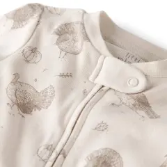 Little Planet By Carter's Organic Baby Thanksgiving Turkey Sleep N' Play - White