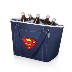 Picnic Time Superman Topanga 19qt Cooler Tote Bag - Navy Blue