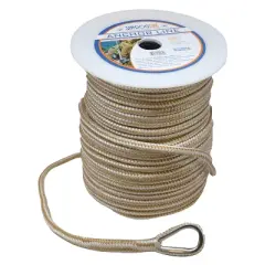 Sea-Dog 3/8 Inch x 100 Feet Double Braided Nylon Anchor Line Boat Equipment Model 302110100G/W-1.