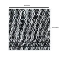 40% Shade Cloth Black Sunblock Fabric with Grommets UV Resistant for Garden Plants Cover