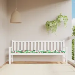 vidaXL Bench Cushion Outdoor Water Repellent Bench Cushion Pad Oxford Fabric - Multicolor 78.8" x 19.7" x 2.8"