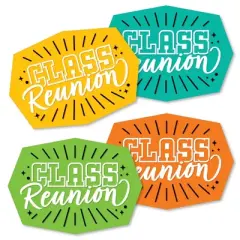 Big Dot of Happiness Still Got Class - Decorations DIY High School Reunion Party Essentials - Set of 20