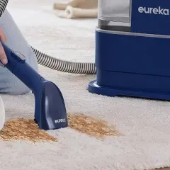 Eureka Portable Carpet and Upholstery Spot Cleaner: Electric Bagless Vacuum, 50.7 Volume, 16.4 ft Cord, Blue