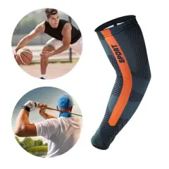 Unique Bargains Spandex Breathable Elbow Pads Elbow Protection Brace Tightening for Sports 1 Pc
