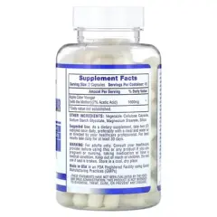 Hi Tech Pharmaceuticals Apple Cider Vinegar With The Mother, Rapid Release, 90 Veggie Capsules (800 mg per Capsule)