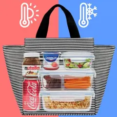 OPUX Lunch Bag Women, Insulated Tote Box Kids Men Girls Adults, Reusable Small Medium Soft Cooler School Adults Work Office Picnic