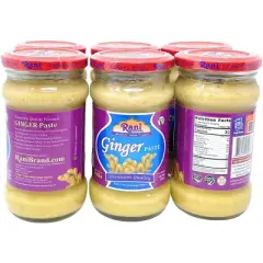 Ginger Cooking Paste - 10.58oz (300g) Pack of 6 - Rani Brand Authentic Indian Products