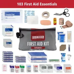 First Aid Only Pac-Kit Watertight Explorer 3 First Aid Kit for Hiking Camping and Outdoor Activities 103pc