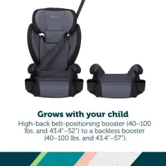 Safety 1st Grow and Go 2-in-1 Belt-Positioning Booster Car Seat featuring Comfort Wings - Sea Serpent