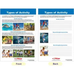 Sportime Exercise Facts Bulletin Board Charts, Set of 7, Grades 5 to 12