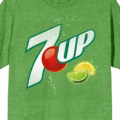 7UP Logo Women's Heather Green T-Shirt