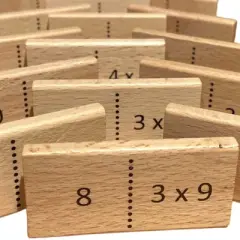 Extasticks Mathomino Times Tables Multiplication Domino Math Game