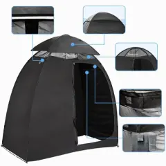 7'x3.5' Two Room Tent - Eighteen Tek
