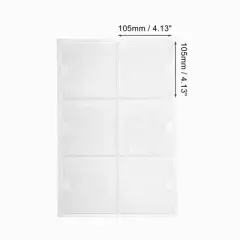 Adhesive Index Card Pocket 4.13"x4.13" Clear 30 Pcs