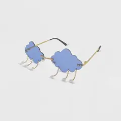 Women's Metal Cloud Flower Shaped Novelty Sunglasses - Wild Fable&trade; Blue