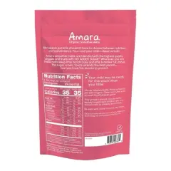 Amara Organic Smoothie Melts Mixed Red Berries Plant Based Yogurt Baby Snack - 1oz