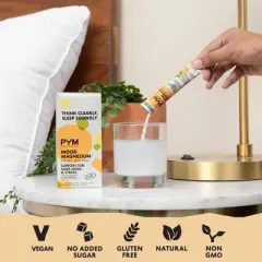 PYM Sleep Magnesium Powder Stick Packs - 10ct