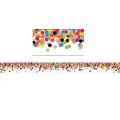 Teacher Created Resources 3" Straight Border Confetti 35' Per Pack 6 Packs TCR5609-6