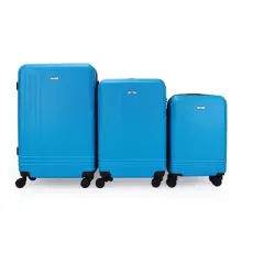 Mirage Luggage Alisa ABS Hard shell Lightweight 360 Dual Spinning Wheels and Combo Lock 3-Piece Luggage Set