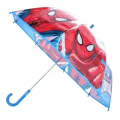 Textiel Trade Kid's Marvel Spider-Man Transparent Stick Umbrella