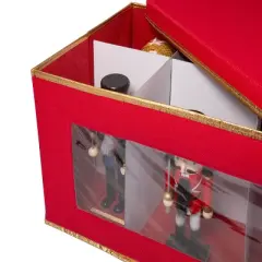 Figurine Chest Organizer - Simplify: Holiday Statue Protection, Portable with Handles, No Assembly Required
