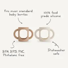 Mushie Silicone Bottle Handles