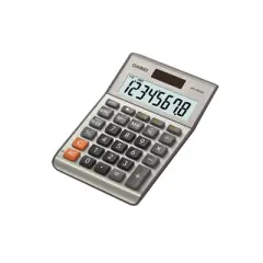 Casio Desktop Business Calculator: Light Gold, Basic Desk Calculator, 1 Year Warranty, Alkaline Battery Included