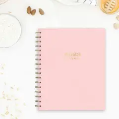 Day Designer 2024 Planner 7"x9" Weekly/Monthly Faux Leather Blush