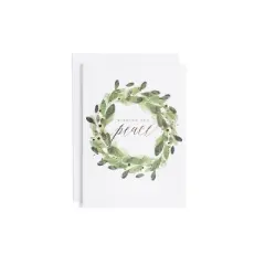 Minted 10ct Greenery Wreath Boxed Cards