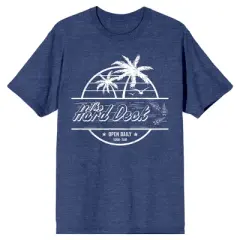 Top Gun Maverick Hard Deck Bar Logo Men's Navy Heather T-Shirt