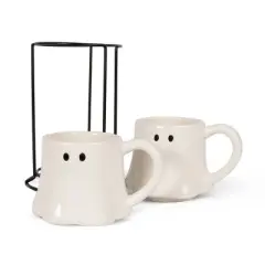 2pk Stackable Espresso Mugs Ghost - Bullseye's Playground&trade;