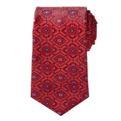 KS Signature by KingSize Men's Big & Tall  Extra Long Classic Fancy Tie Necktie