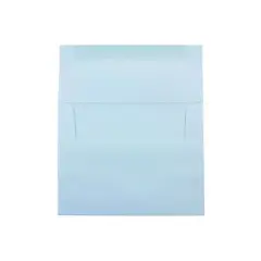 JAM Paper A7 Invitation Envelopes 5.25 x 7.25 Baby Blue 155628