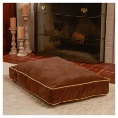 Kensington Garden Buster Rectangle Pillow Dog Bed - Cocoa