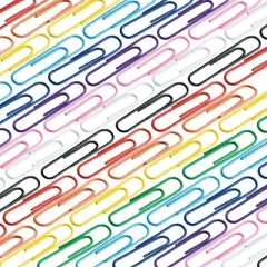 JAM Paper 2" 10pk Colorful Jumbo Paper Clips - Large - Multicolor