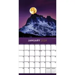 TF Publishing 2024 Wall Calendar 12"x12" Moons