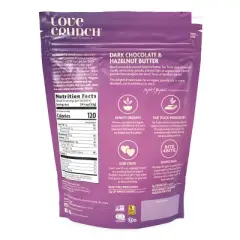 Love Crunch Organic Dark Chocolate & Hazelnut Butter Granola -  6ct / 10.6oz