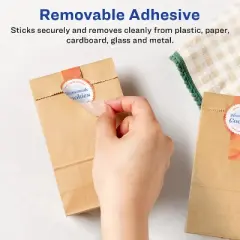 Avery Removable Wraparound Band Labels, 1.5" x 3.5", 250ct