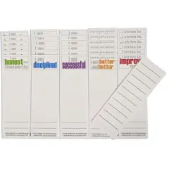 Inspired Minds Page Keepers Bookmarks, Inner Strength Booster Set, 6 Each of 5 Titles, Set of 30