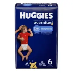 Huggies Overnites Diapers Jumbo Pack - Size 6 - 15ct