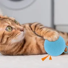 Unique Bargains Interactive Cat Playing Ball with Bell